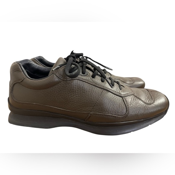 Prada Leather Brown Men’s Sneakers Size UK 7.5 | US 8.5 | EU 41 - Picture 2 of 14